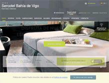 Tablet Screenshot of hotelbahiadevigo.com